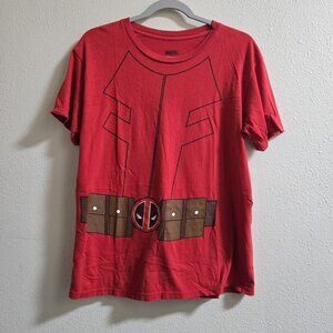 Marvel Deadpool T-shirt M Small Hole In Last Pic